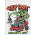Men's Ed Big Daddy Roth Rat Fink 427 Rat Hot Rod White Cotton Unisex