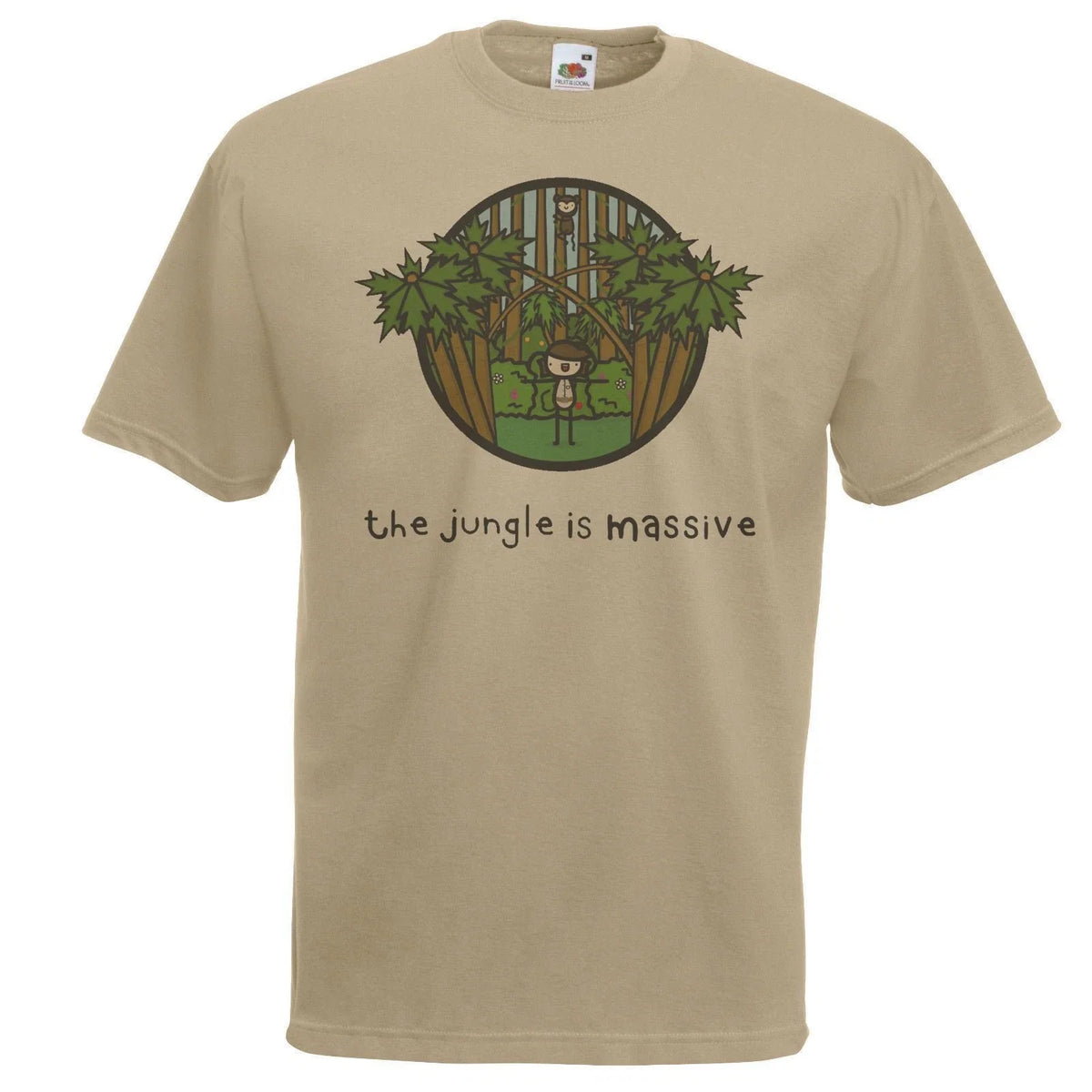 Adults The Jungle Is Massive Drum & Bass Lyrics Quote Unisex Khaki Unisex