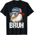 Bruh Fourth 4th of July Eagle American Patriotic Mens Boys Unisex