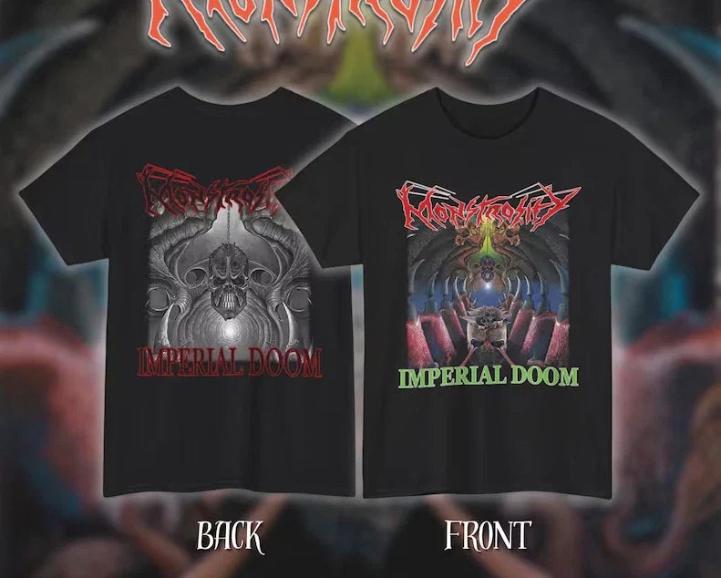 Monstrosity – Imperial Doom: Classic Heavy Cotton Unisex Death Metal Band Unisex