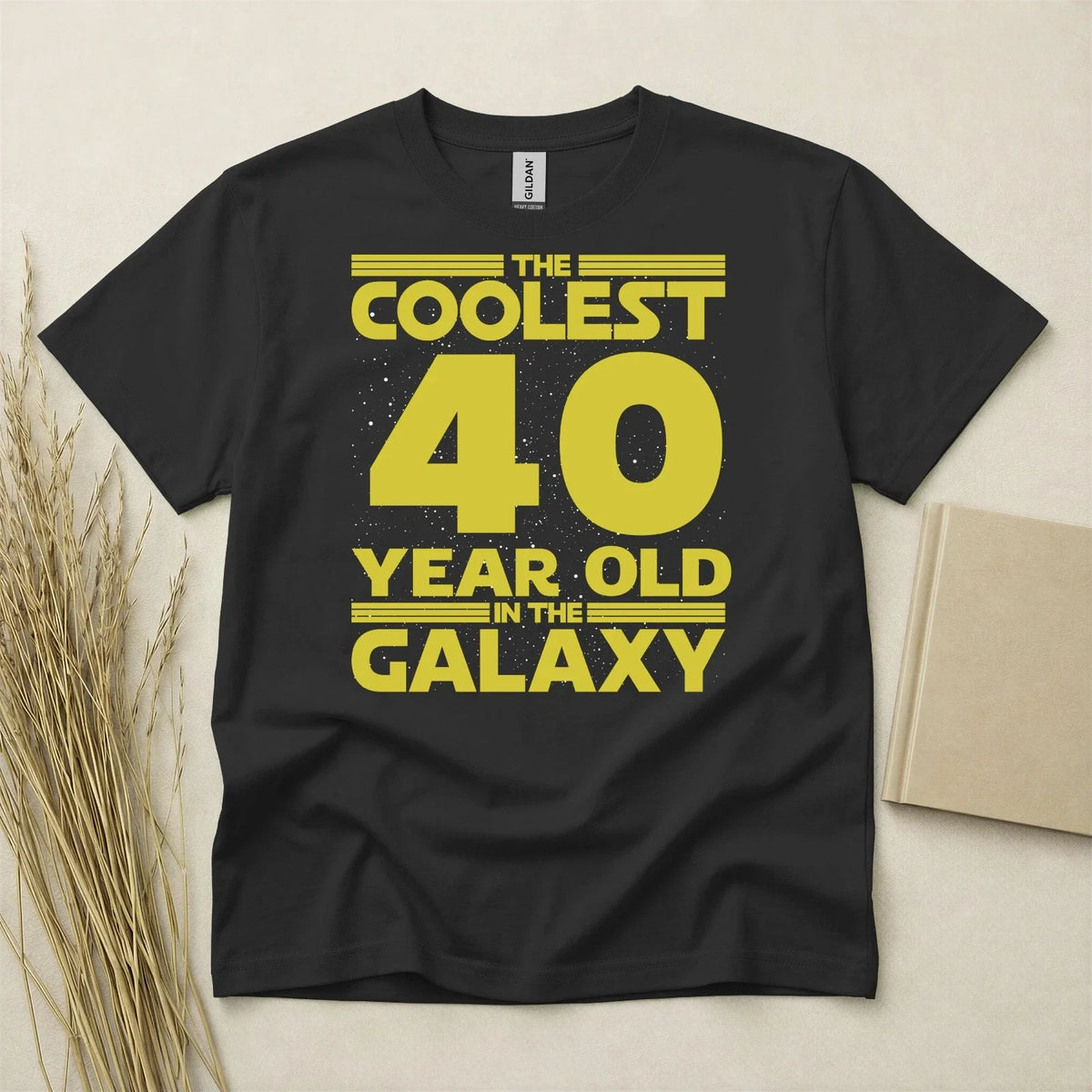 Coolest 40 Year Old In The Galaxy T Shirt Custom Year Gildan Heavy Cotton Tee Unisex