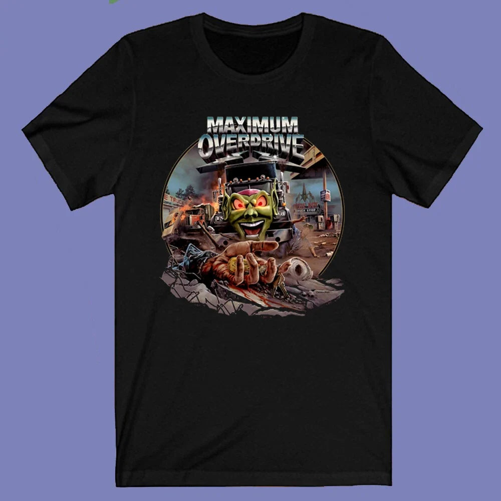 Maximum Overdrive Classic Horror Movie Men's Black Size S-3XL Unisex