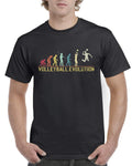 Top Gift for Dad: Evolution of Volleyball Sports Cotton Comfort Unisex
