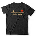 Jaws Tshirt Amity 1975 Unisex Shark Retro Vintage 70s Horror Film Quint Unisex