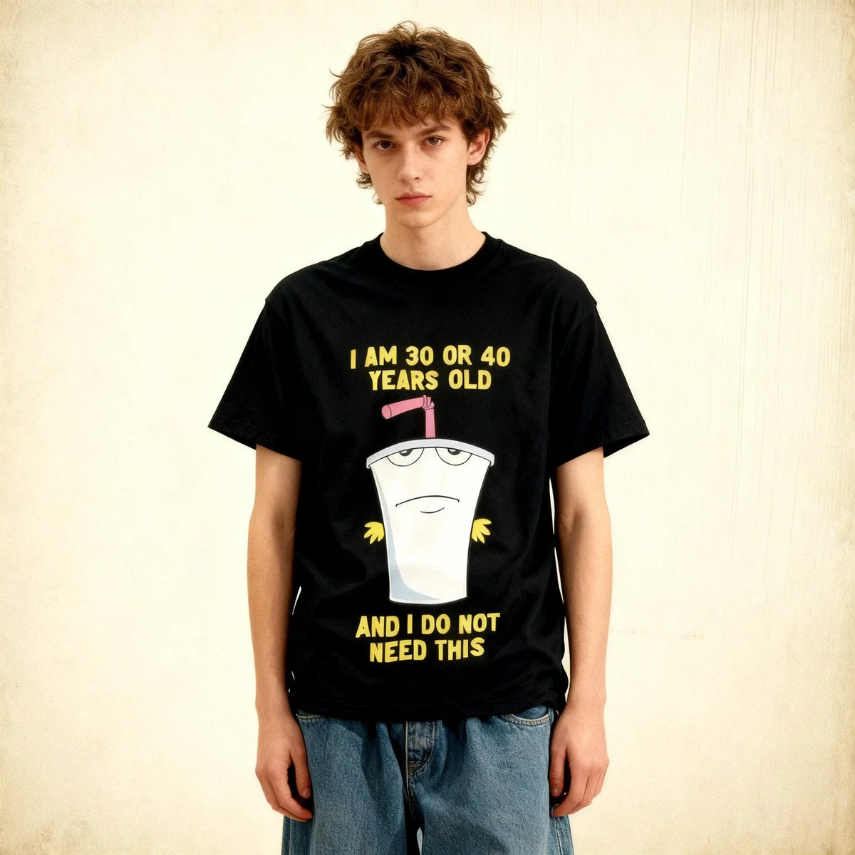 30 or 40 Aqua Teen Hunger Force ATHF T shirt funny tee shirt short Unisex