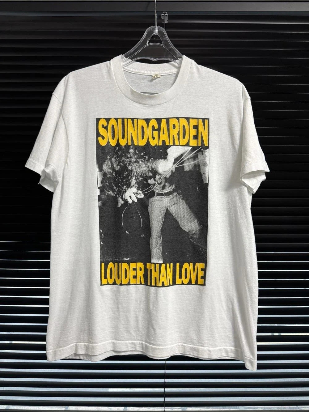 Vintage 90s Soundgarden Louder Than Love White Unisex T shirt S-5XL Unisex