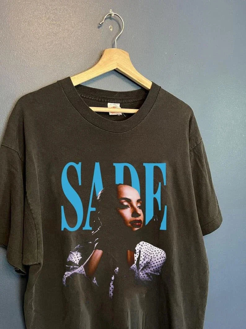 Vintage Sade Diamond Singer Tour Shirt: Retro Concert Tee Unisex