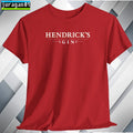 Hendrick's Gin Cocktails Log Black Navy White Grey Red Orange Size S-5XL Unisex