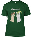 Llamas With Hats - Caaaaarl Tee Made in the USA Size S to 5XL Unisex