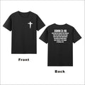 John 3:16 Jesus Christian Bibles Cross Faith Unisex