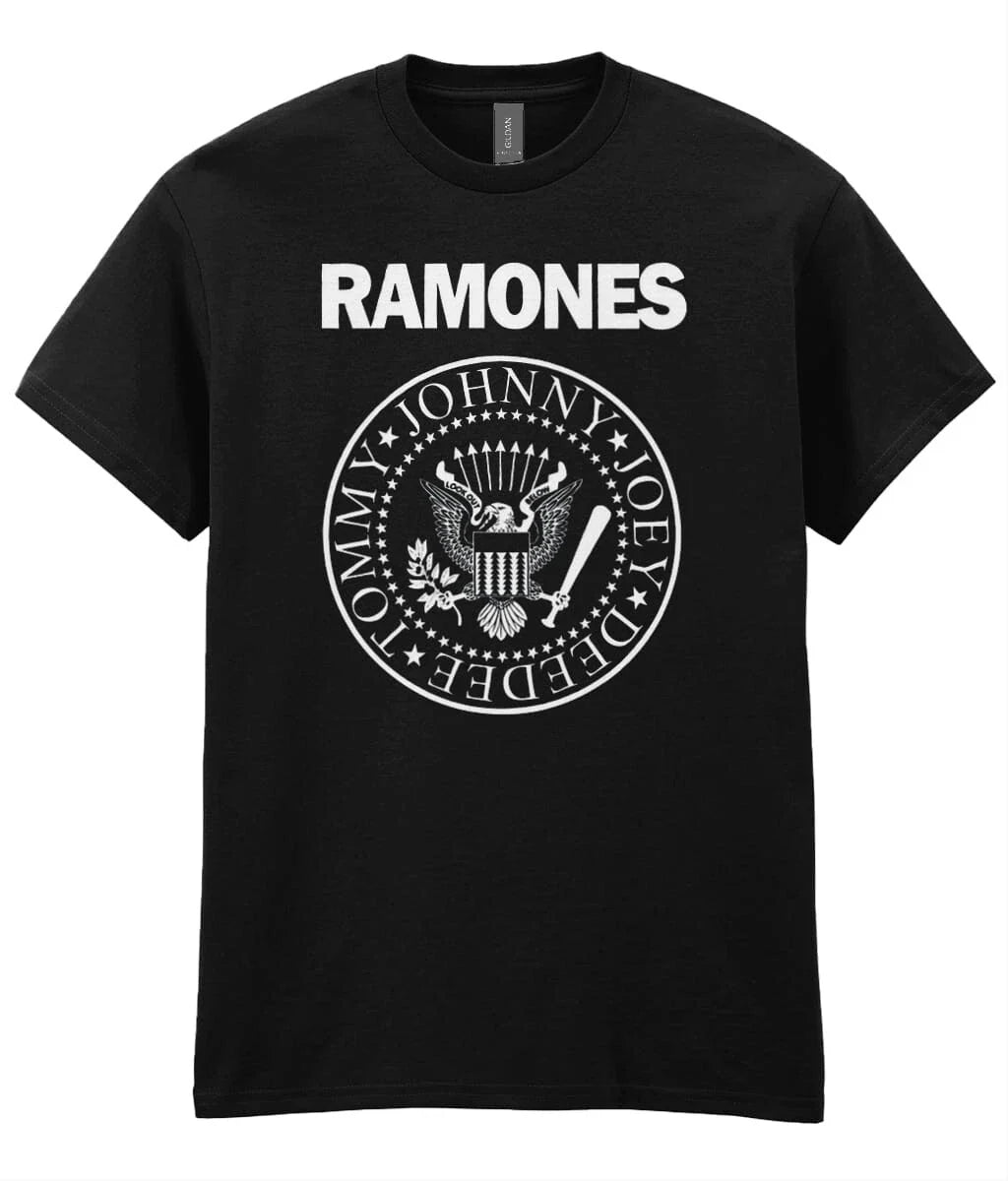 Ramones Presidential Seal T Shirt Official Punk Album Art Mens Classic Tee Unisex