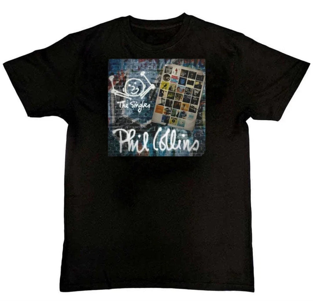 Phil Collins The Singles Album Graphic Print Unisex S M L XL 2 3 4 XL Unisex