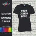 CUSTOM PRINTED T SHIRT SOFTSTYLE LADIES WORK WEAR BUSINESS BRAND UNISEX Unisex