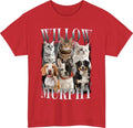 Personalised Pet Photo Bootleg Custom Dog Cat Name Christmas Gift Top Unisex