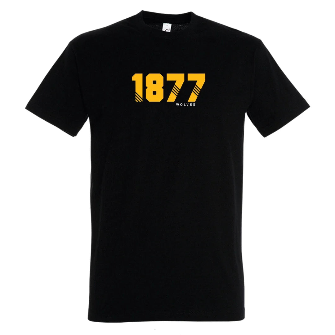Wolves Football Shirt 1968 Wolverhampton Est Year Retro Gift Casual T Shirt Unisex