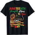 Juneteenth Shirts Women Men Breaking Every Chain Since 1865 Unisex