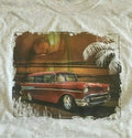 1957 Chevrolet Red Nomad Beach Scene (4) 100% Cotton Unisex