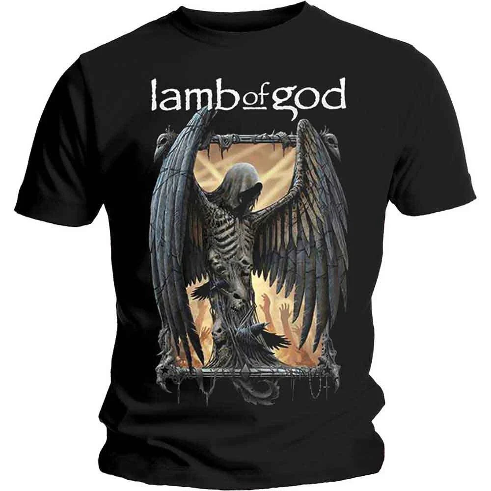Lamb Of God Winged Death Black New Unisex