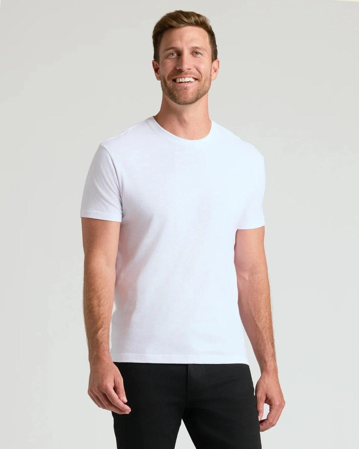 True Classic Crew Neck (White) Large Unisex