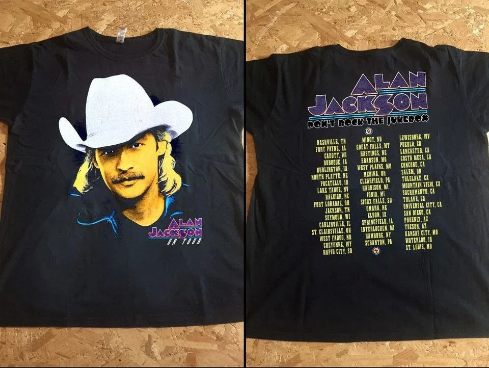 1992 Alan Jackson On Tour , Alan Jackson Don't Rock The Juke Box Tour Unisex