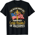 Freedom 250th Anniversary USA Flag Christian God Patriotic Unisex