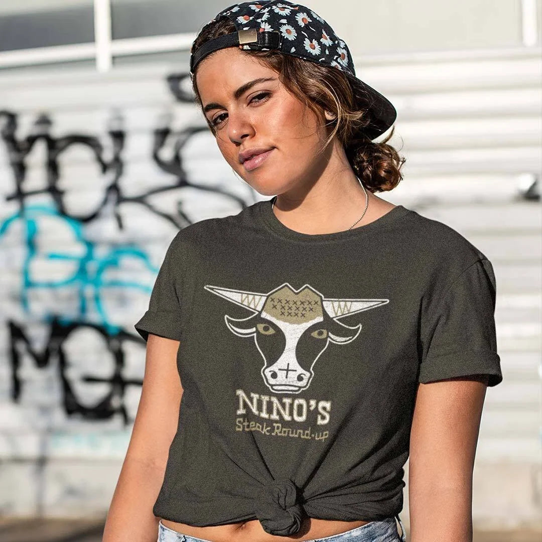 Nino’s Steak Round-Up Unisex Retro - Bygone Brand Tees Unisex
