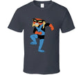 Brak Space Ghost Retro Cartoon Character Worn Look Gift T Shirt Unisex