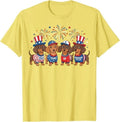 250 Anniversary USA Shirt Dog Dachshund 4th of July Unisex