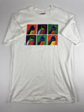 Keith Hansen 90s Graphic T Shirt Mens Large White Art Birds Vintage Tee Unisex
