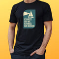 Mens Borkum Slogan Motif Cotton Size S to 5XL Unisex
