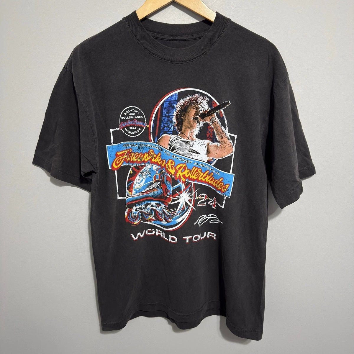 Benson Boone Mens Medium 2024 Official Concert Tour Unisex