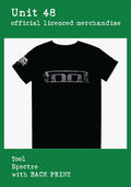 Tool - Spectre- Black with BACK PRINT Official Licenced Merchandise Unisex