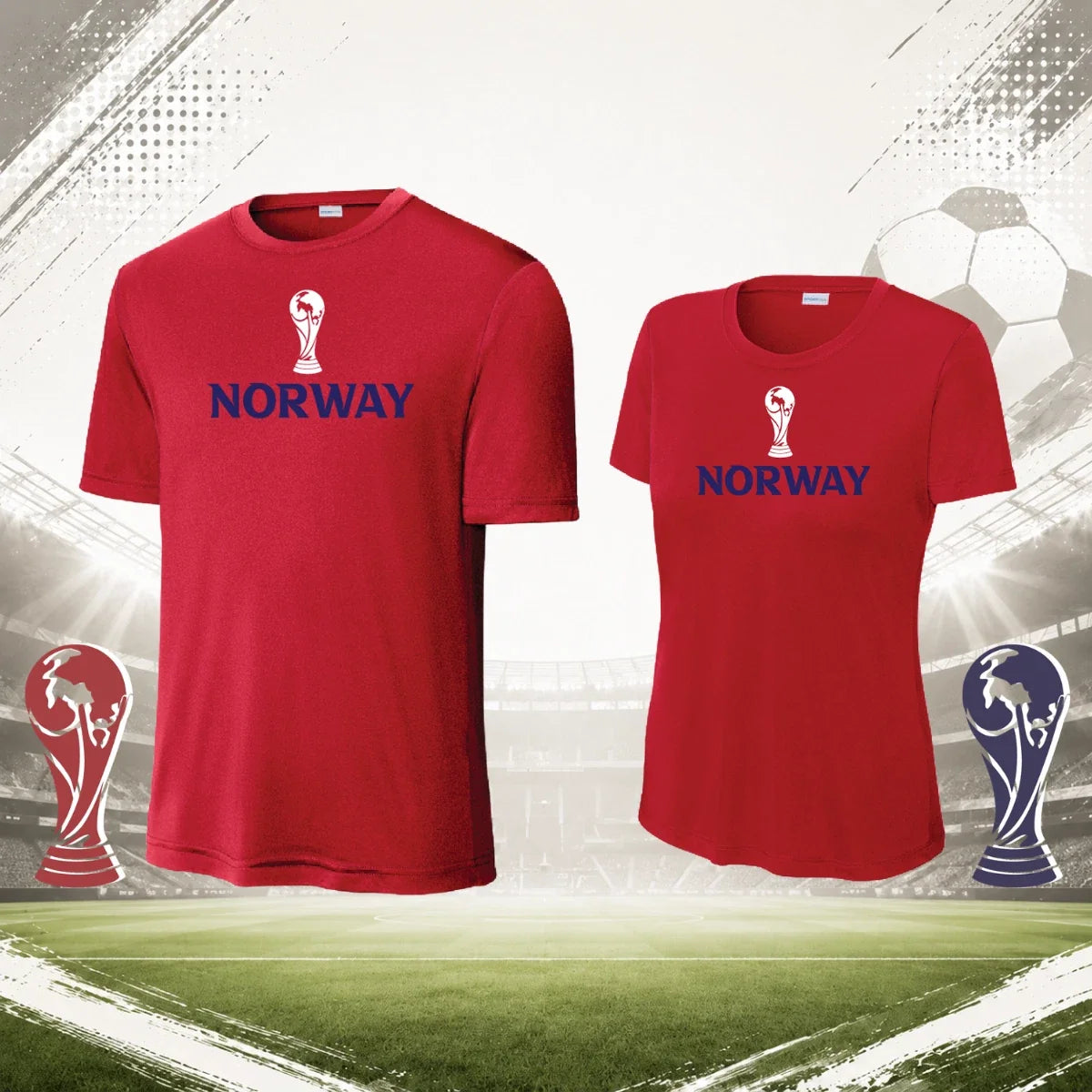 Norway world cup jersey- SHIPS FROM FLORIDA PRIORITY MAIL Unisex