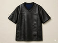 Custom Men’s Faux Leather Basketball Shirt | Sports Jersey Tee Unisex