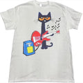 Vintage Style Y2K Pete The Cat Playing Guitar Graphic Reprint Gift Unisex