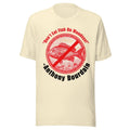Vintage Shirt - ANTHONY BOURDAIN - DON'T EAT FISH ON MONDAYS! - NATURAL Unisex