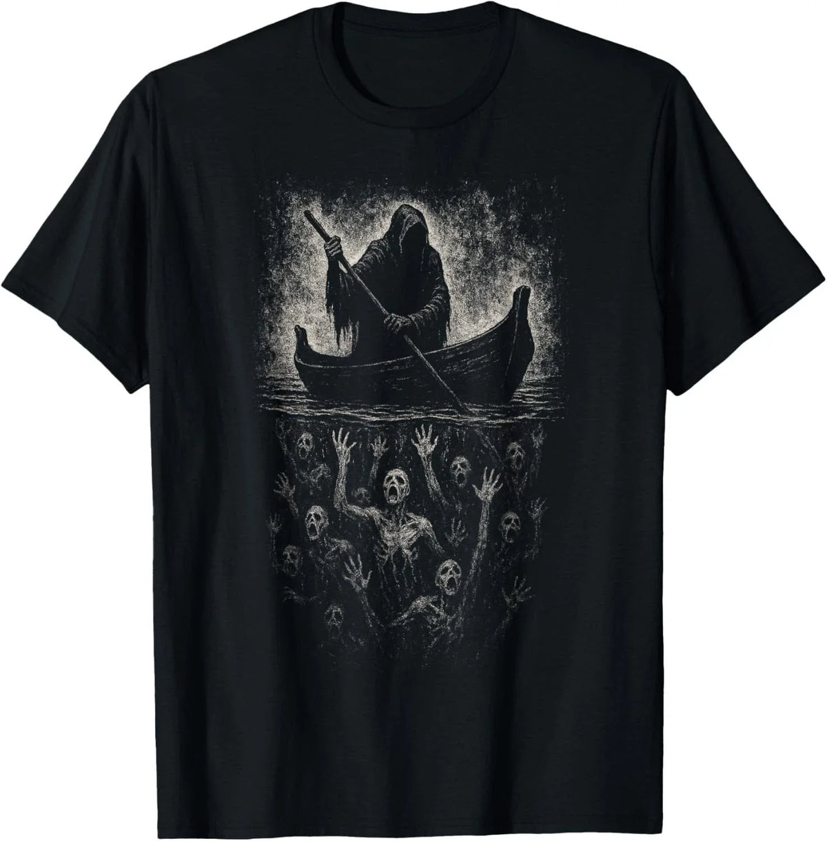 Reaper Horror Goth Charon Hades Underworld Mythology Alt Art Gift Unisex Unisex