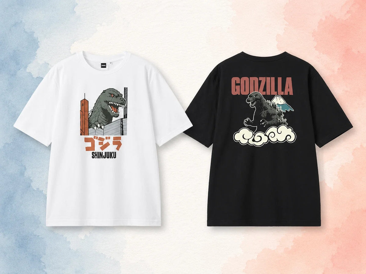 GU Graphic GODZILLA Head Shinjuku Mt Fuji Japan Exclusive Limited Rare Unisex