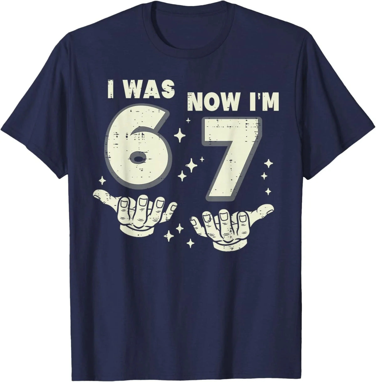 7th Birthday I was 6 Now Im 7 Six Seven 6 7 Meme Kids Boys Unisex Unisex