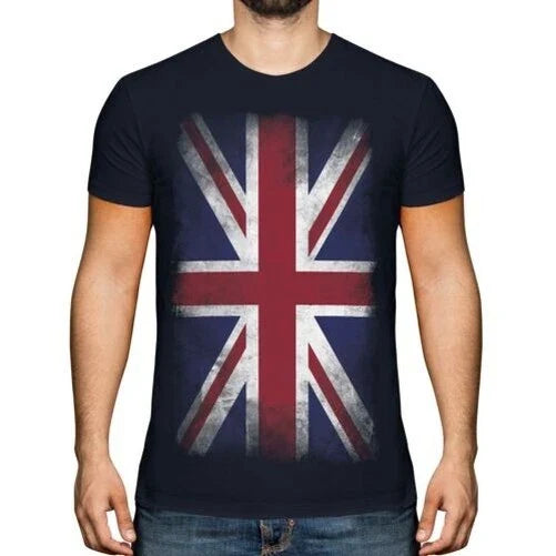 Union Jack Faded Flag Mens UK GB Great Britain UK Unisex