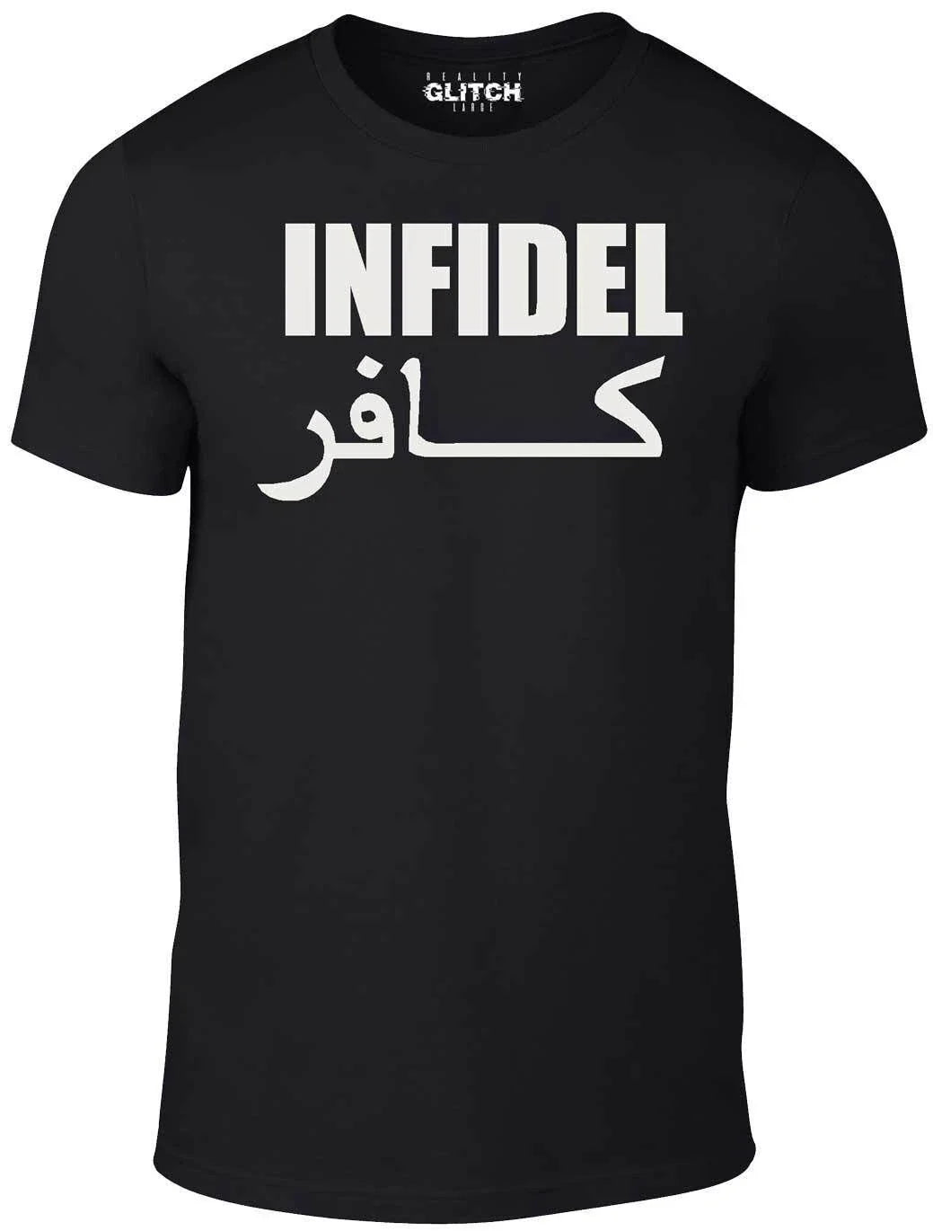 Infidel - English t shirt retro cool military funny slogan joke gift tee Unisex
