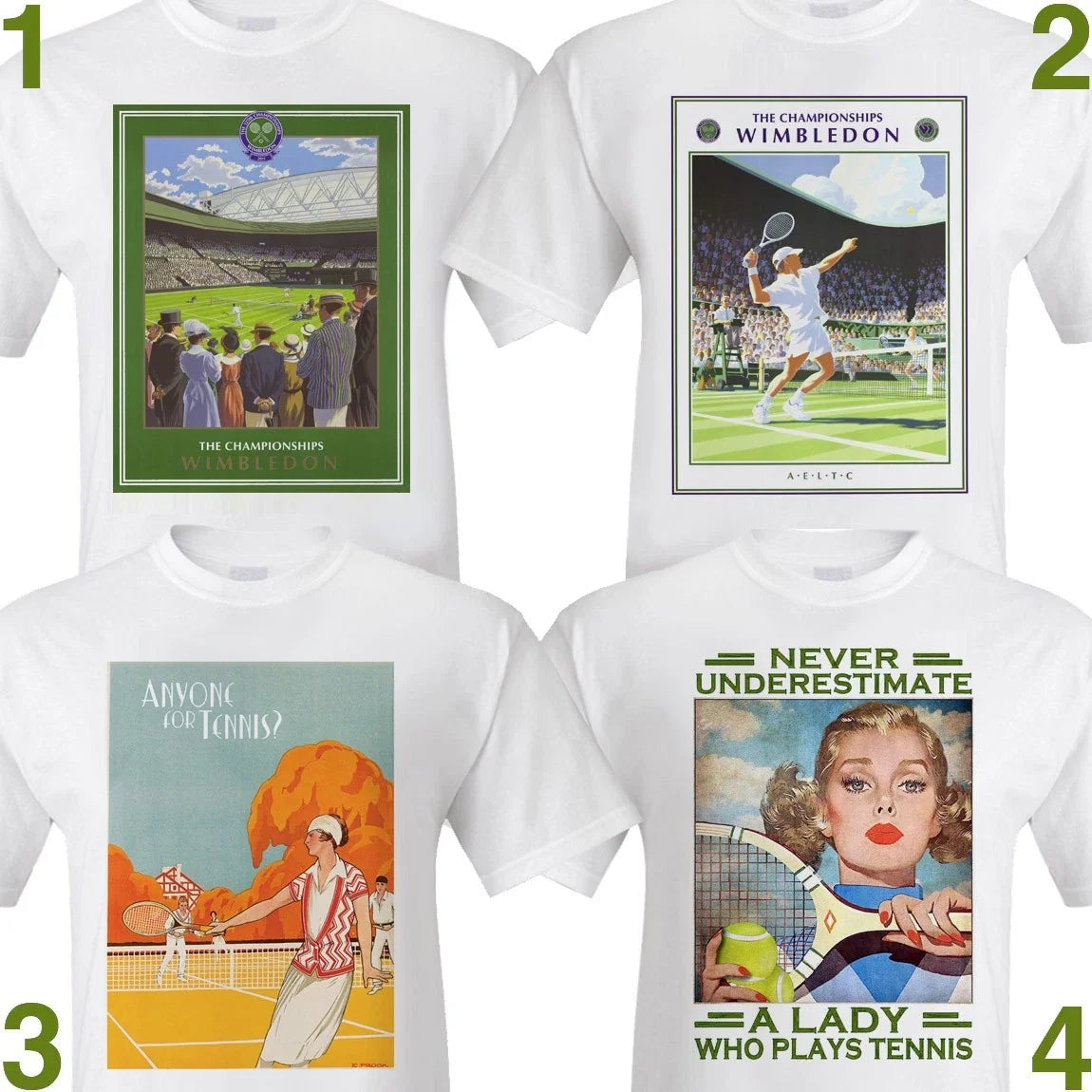 Tennis Fan vintage classic illustrations classy retro. Wimbledon Stylish Unisex