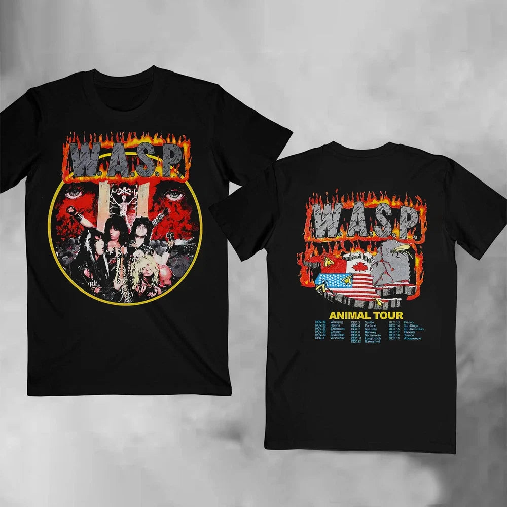 Wasp Animal Tour Shirt Double Sided Shirt Unisex