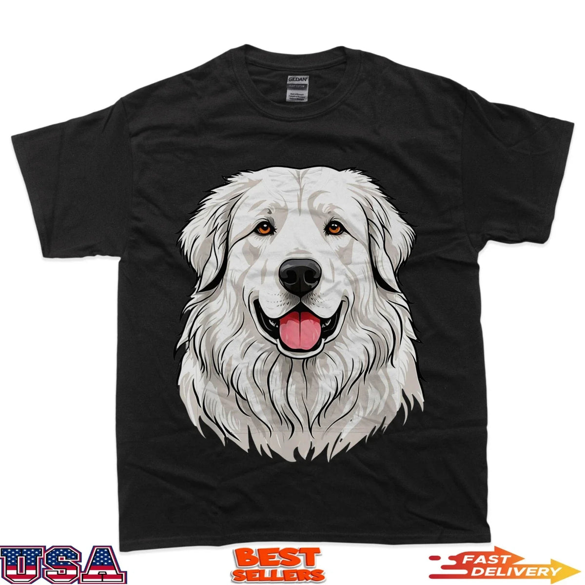 Cute Great Pyrenees Dog Breed Unisex