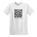 CUSTOM PERSONALIZED CUSTOMIZED QR CODE CHECK ME OUT TEXT TEE Unisex
