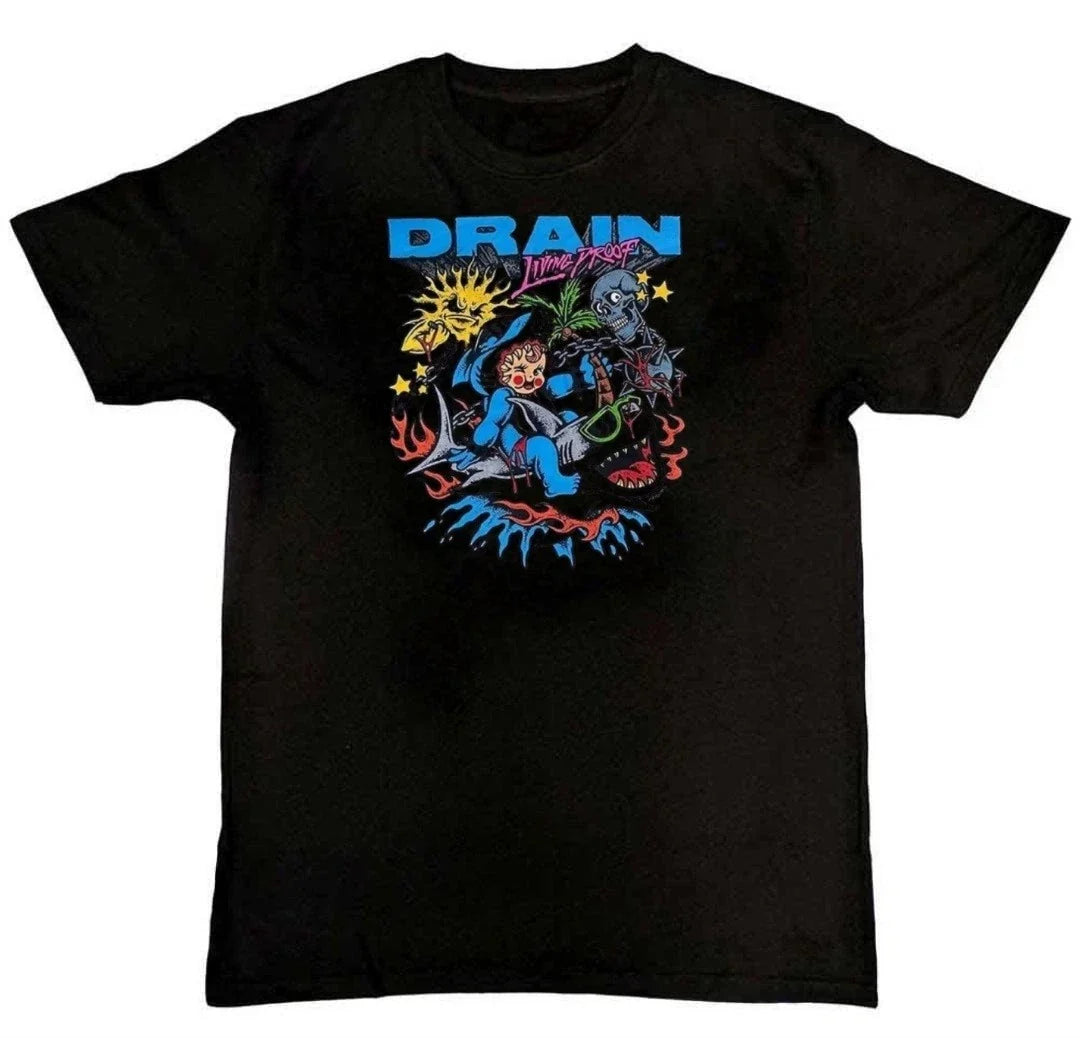 New! Drain Band Living Proof Graphic Print Unisex Mens S M L XL 2 3 4 XL Unisex