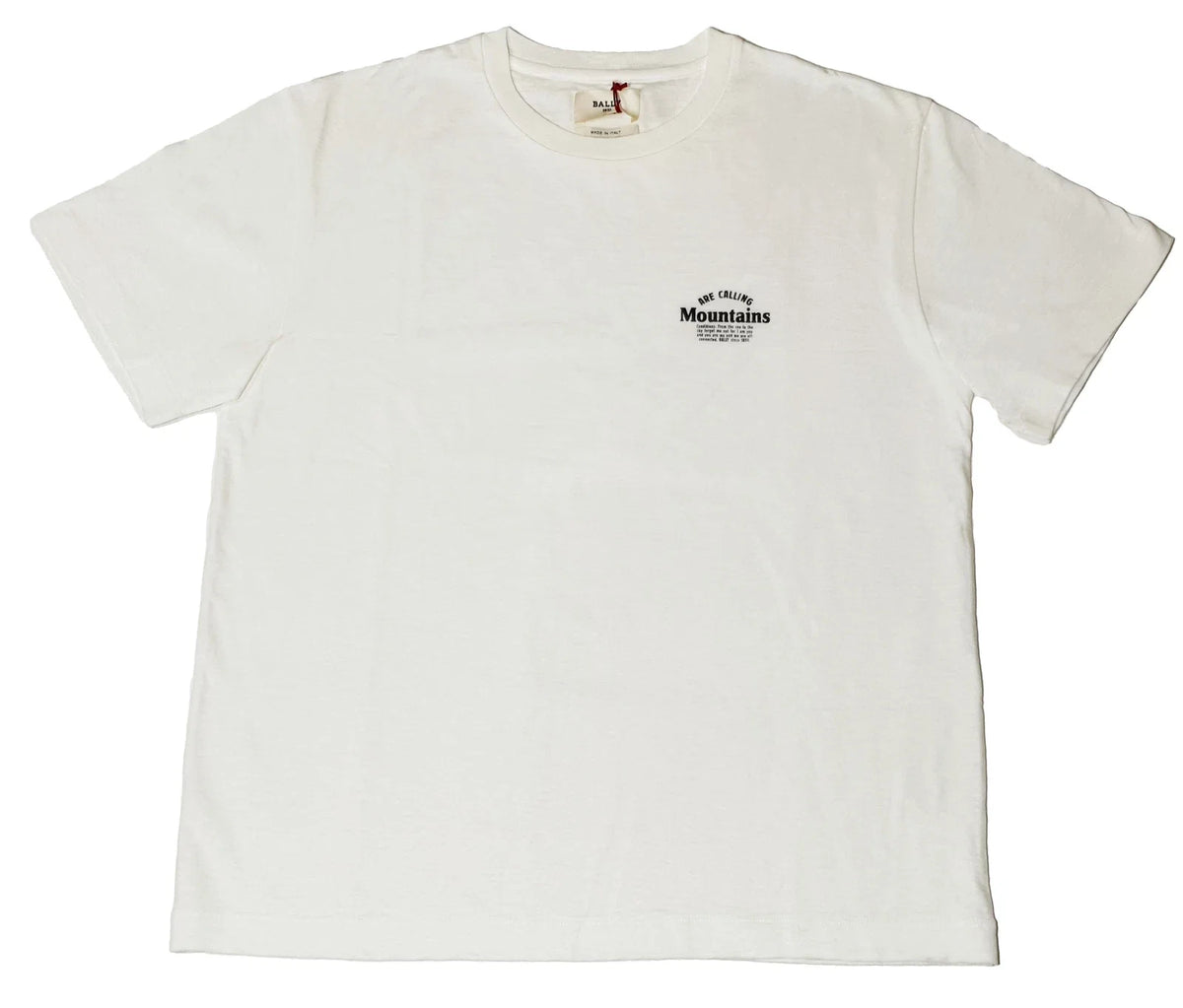 Bally 6240050 Men's White 100% Cotton Print MSRP $300 Unisex