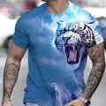 Tiger Print 3D Animal Men'S Shirt Men'S Oversized Men'S S-6XL Unisex