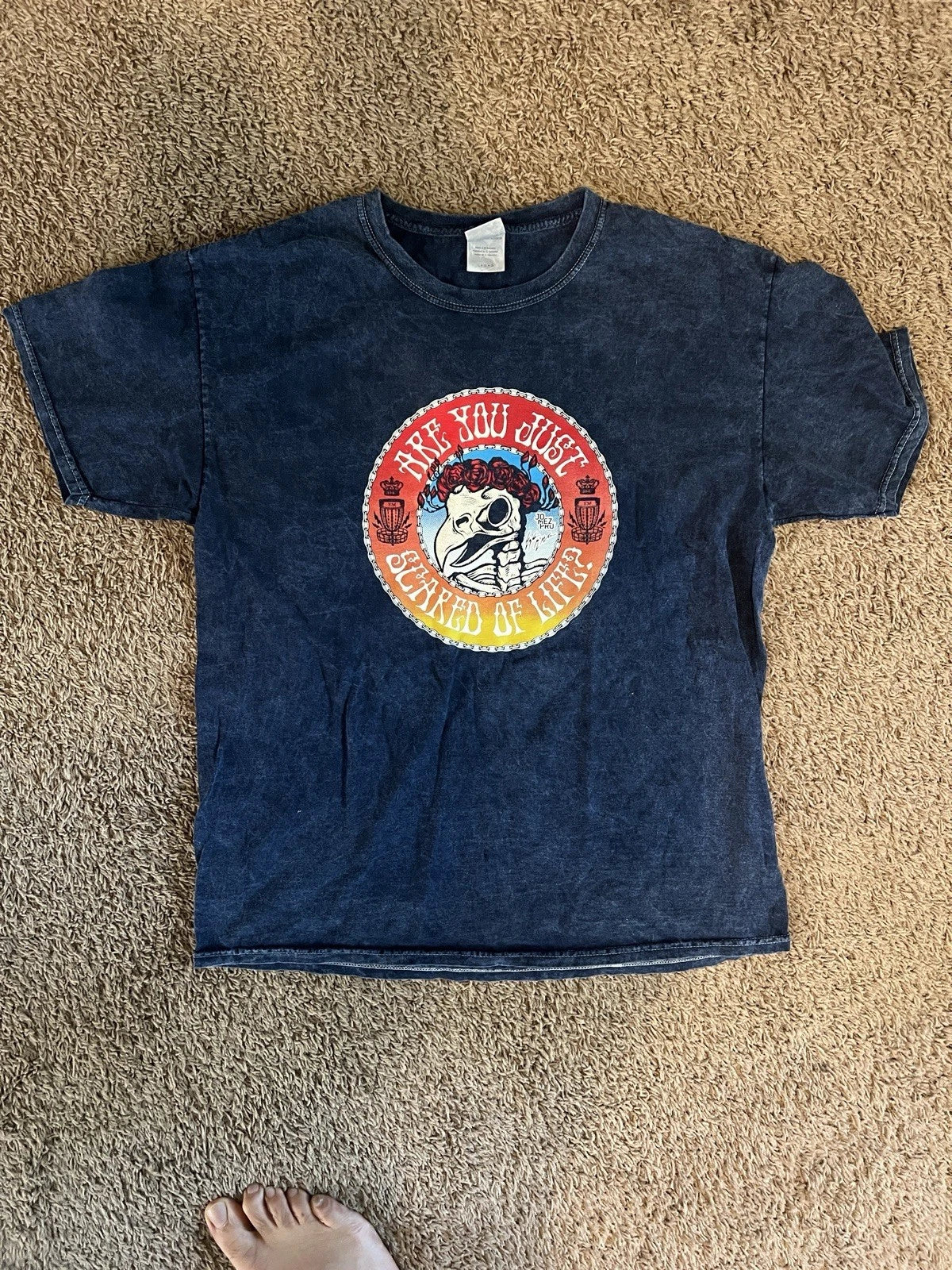 Eagle McMahon Jomez “Are You Just Scared Of Life? “ Tee Mens Large Sold Out Unisex