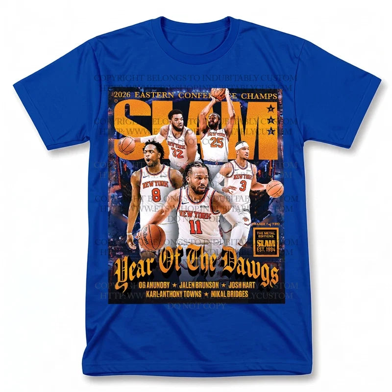 Jalen Brunson Karl Anthony Towns New York Graphic T Shirt Vintage Style Tees Unisex